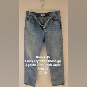 Agolde 90's pinch waist